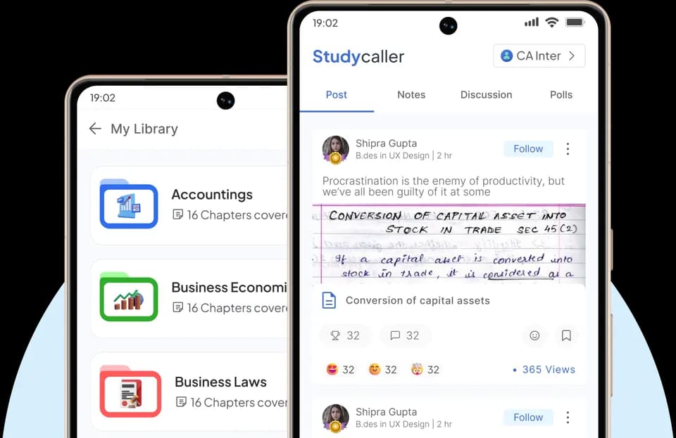 Studycaller app screens